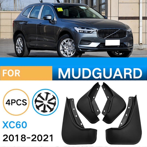 Stänkskydd För Xc60 2018-2021 Stänklappar Stänkskärm Tillbehör