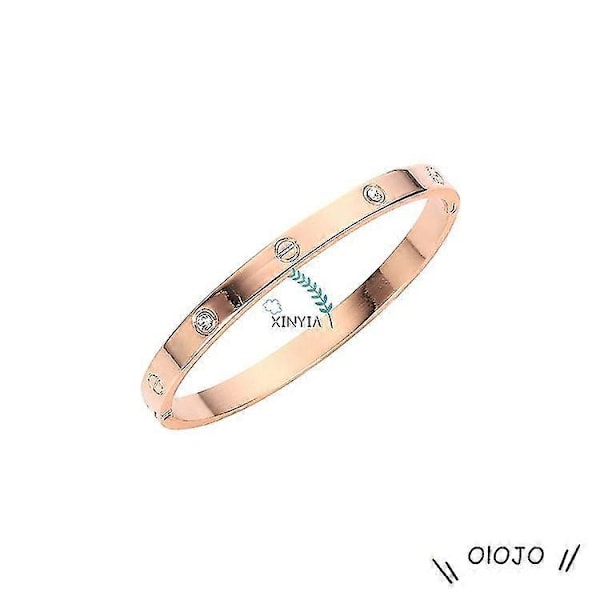 Titanium Diamantarmbånd for menn/kvinner