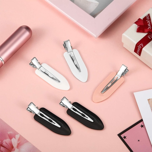 10 st No Crease Hårclips, Böjfria Hårclips för Lugg, Fingervågor, Makeup-Applicering, Frisyrer, Hårsnålar