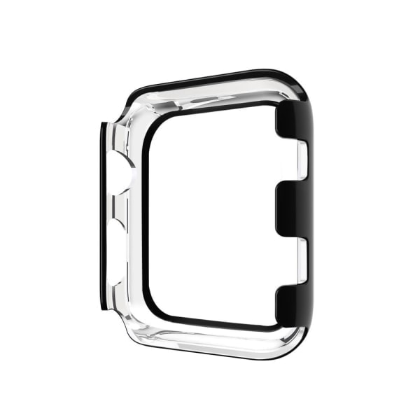 Härdat Glas Skärmskydd Apple Watch 40 mm - Blank Svart Svart Svart