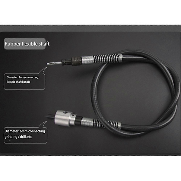 Flexibel Flexaxel 0,3-6,5Mm för Elektriskt Slipverktyg Axelrör för Handborr Förlängningsrör f