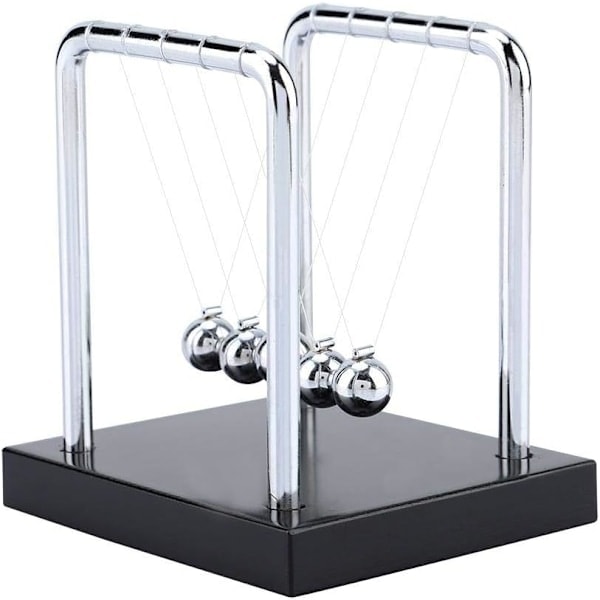 Newtons pendul, klassisk kuglependul, 5 kugler, fysikindretning
