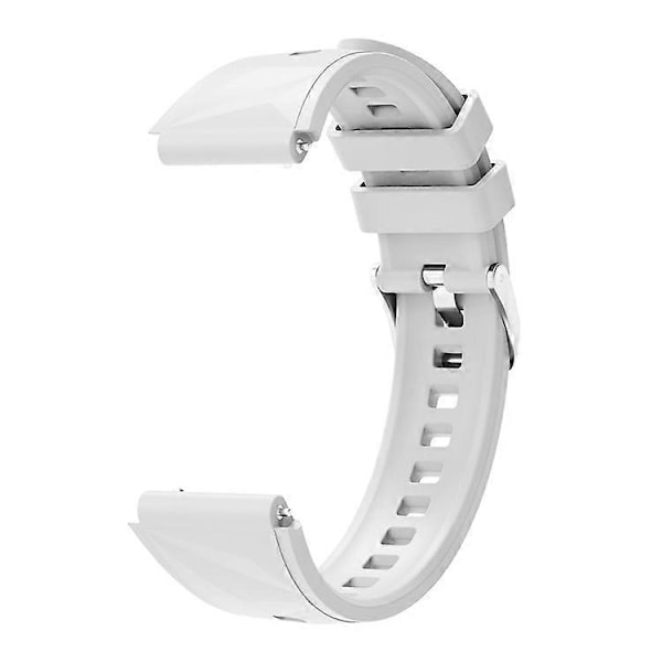 Kompatibel med Huawei Watch GT 5 Pro 42mm / GT 5 41mm Silikonerem 18mm Urrem Udskiftning White