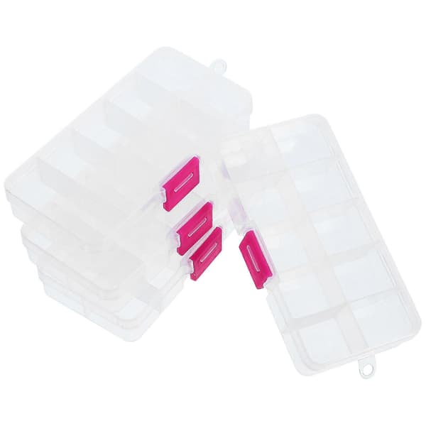 Små Oppbevaringsbokser Plastbokser Rektangulær Organizer For Hjemmebruk 4 stk