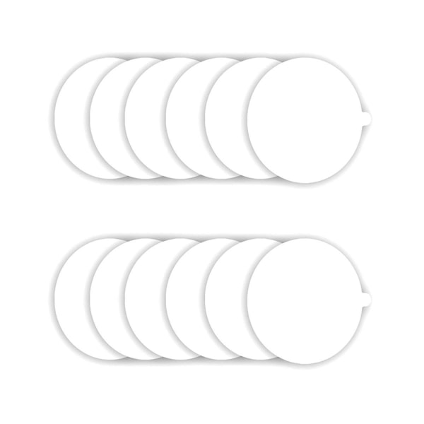 50 stk. Loppefelle Refill Disker Erstatningsbrett, Passer de fleste modeller Sticky Dome Loppefeller for