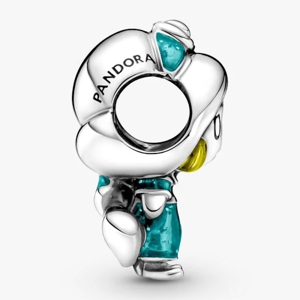 Pandora Disney -sarja \"Aladdin\" Prinsessa Jasmine Sterlinghopea Riipuskoru 799507C01, Sisältää Alkuperäisen Laatikon
