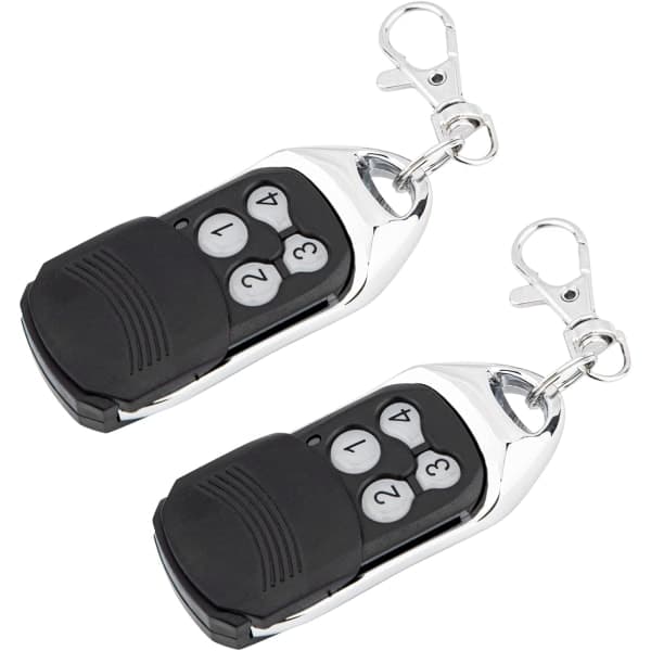Crawford EA433 2KS/4KS Handhållen Sändare - 2-pack - 433.92MHz Scroll Code Fjärrkontroll