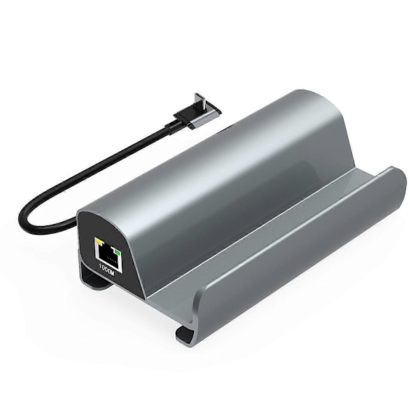 XYC Steam Deck -telakka, 6-in-1 Steam Deck -jalustateline, lisätarvikkeet, 3*USB 3.0 HDMI 4K@60Hz Gigabit Ethernet 1000Mbps USB-C PD 60W Steam Deck -keskitin