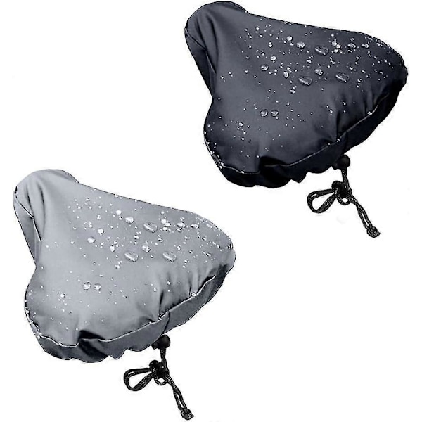 Styck Cykelsadelskydd Protege Selle De Velo Vattentäta Överdrag Selle Velo Regn I Svart Och Grått Vattentätt Sadelskydd För Att Skydda Din Cykelsadel,w