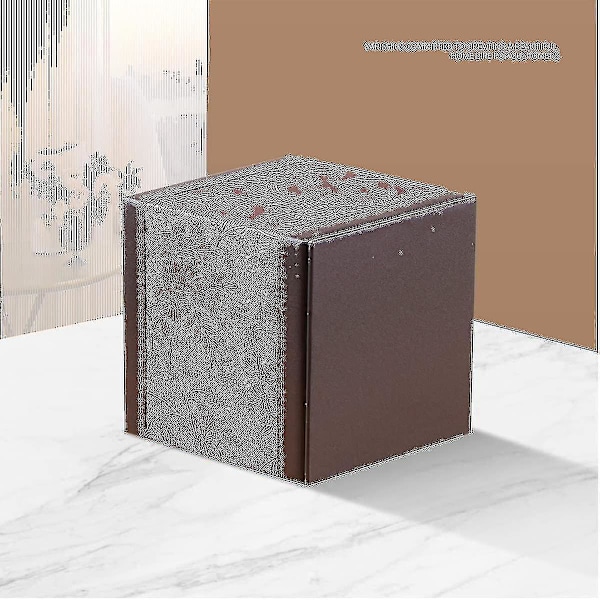 Servietboks Cover Firkantet, kompatibel Stor Størrelse, Servietboks Holder Retro Brown