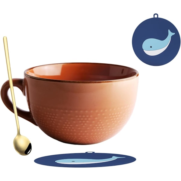 700 ML Stor Keramik Kaffe Kops, Korn Suppe Kop/Kaffe Kops/Salat Skål (uden Underkop og Ske)