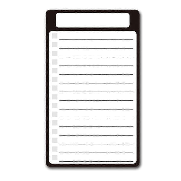 Magnetisk køleskab notesblok magnetisk indkøbsliste To Do List Pad Memo notesblok