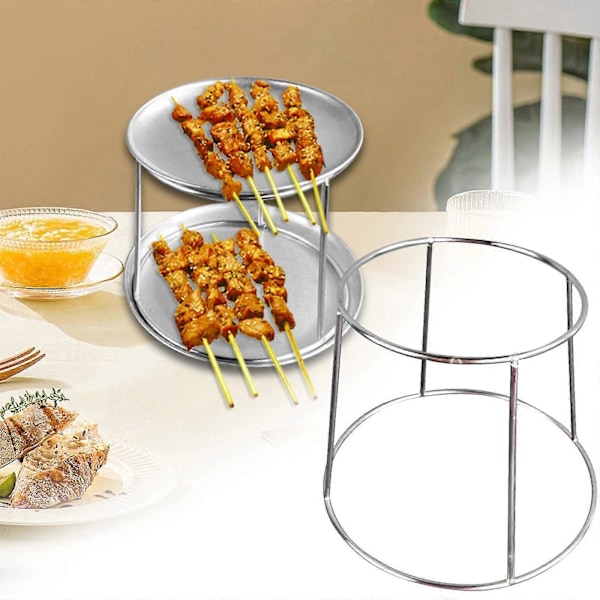 Fisk- och skaldjursbricka Ställ Matserveringsställ, Lättviktig Trådmetall Pizzabrickhållare För Snacks, Skaldjur, Snackbar 23cmx18cm other