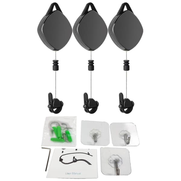 3/6 st Ljudlös VR Kabelhantering Trissa System För Htc Vive Rift S Ps Windows Vr Tillbehör 3
