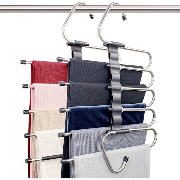 2-pak Closet Multi-Layer Multi-Use Bukseholder Organizer (2-pak)