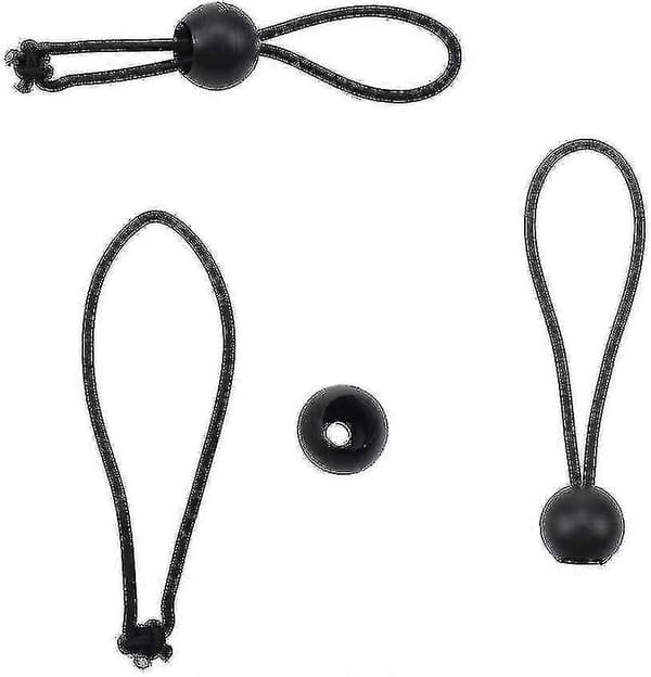 20 stk. gummistropper med kule, elastisk stropp, presenningsstropp