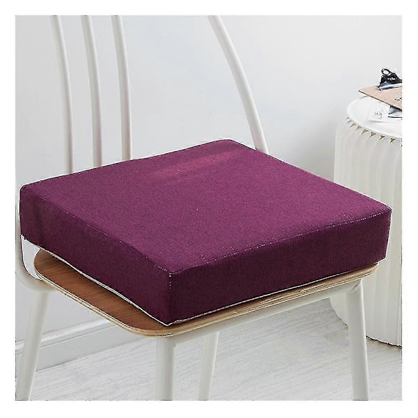 50*50cm Svamppude Høj Elastisk Personlig Pude Til Kontor Sofaer Boghandler Purple Square