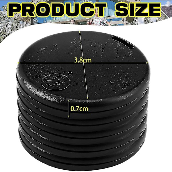 5-pak Portable GPS-sporing Mobilsporing Smart Anti-tabt Enhed App-styring Sort