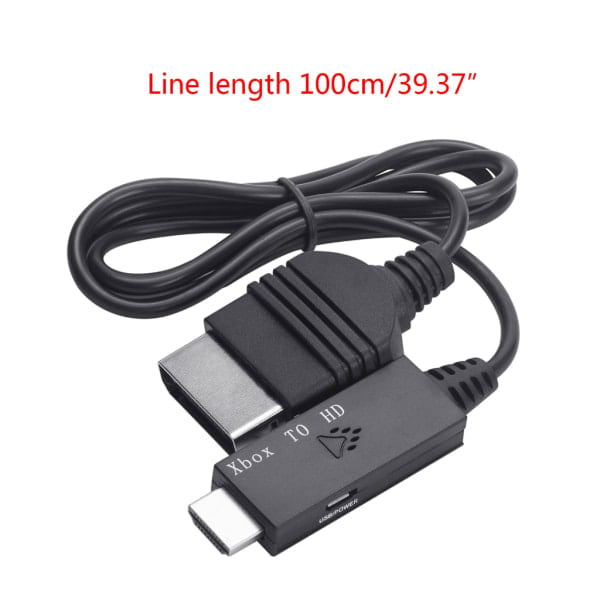 for XBOX HDMI-yhteensopiva muuntajakaapeli 1080i 720p 480p Alkuperäinen AV-kaapeliadapteri kaikille klassisille konsolimalleille