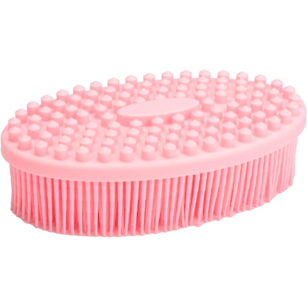Silikonkroppsskrubb Exfolierande Duschbadskroppsborste 2-pack