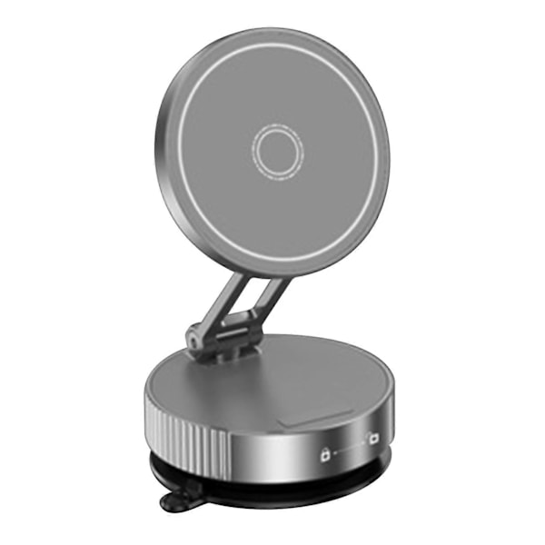 Auton navigointipuhelimen pidike magneettinen yleismallinen 360 astetta kääntyvä puhelinteline navigointia varten Silver