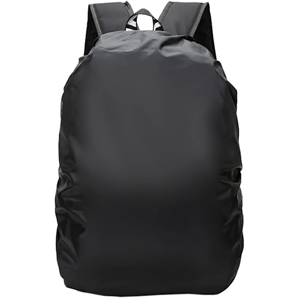 70L Vanntett Camping- og Turryggsekk - Regntrekk for Ryggsekk Black