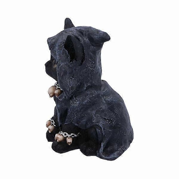 Sød Kat Figur - Halloween Kat Dekoration Gave Sort 1 stk