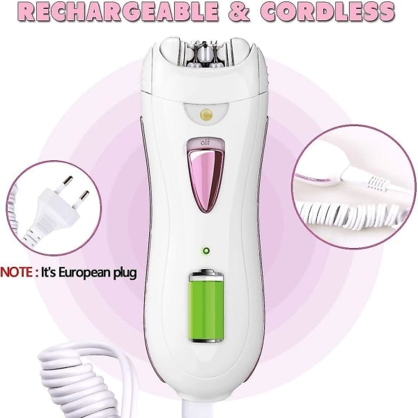 Epilator för ansikte - Epilator för damer - Hårborttagning för ansikte - Mini epilator - Elektrisk