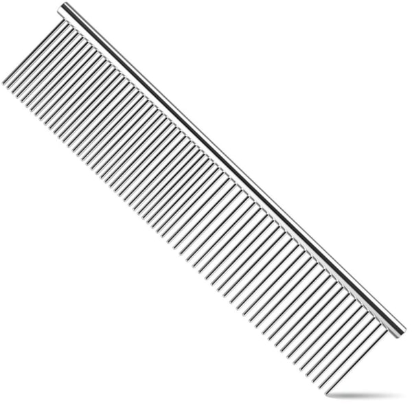 Dog comb, cat comb with rounded and smooth ends Stainless