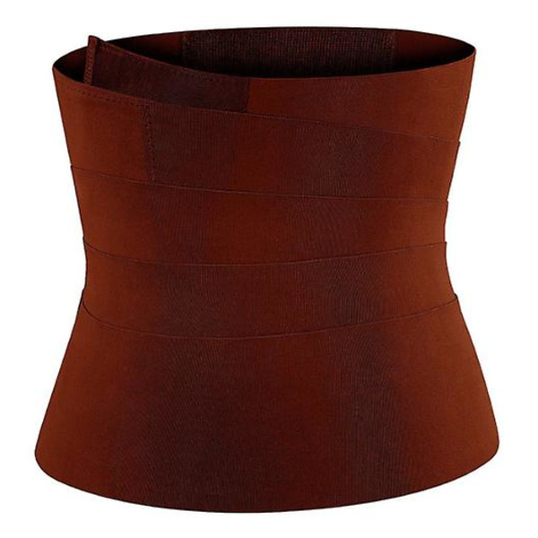 Snatch Me Up Bandage Wrap Lændestøttebælte Justerbare Komfortable Rygstøtter til Lindring af Lændesmerter Brown 3m