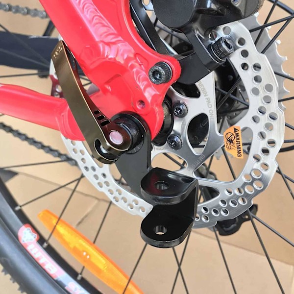 1 Sæt Cykeltrailerkobling Stærk Rustfri Korrosionsbestandig Universal Heavy Duty Connector Kulstofstål Baby Barnevogn Trailer Trækbeslag C