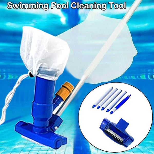 1 Set Jet Swimming Pool Dammsugare Flytande föremål rengöringsverktyg