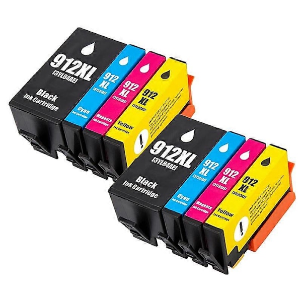 Yhteensopiva HP 912XL 912:n kanssa - Yhteensopiva mustekasetti HP OfficeJet Pro 8020 8022 8023 8024 8025 8026 8028 8035 -tulostimelle 2SET