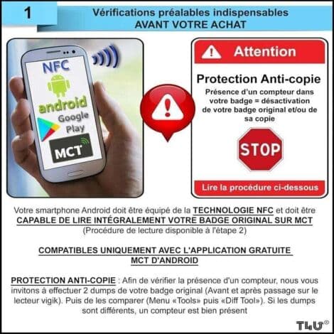 Förpackning med 5 RFID 13,56MHz-brickor – Programmerbara med MCT Android-app – Redigerbart UID – Vattentäta och kostnadseffektiva för åtkomstkontroll