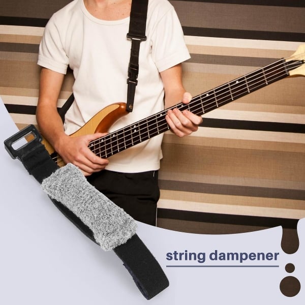 Gitarrband Dämpare Dämpare Lindor Akustisk Klassisk Gitarr Ukulele Instrumenttillbehör
