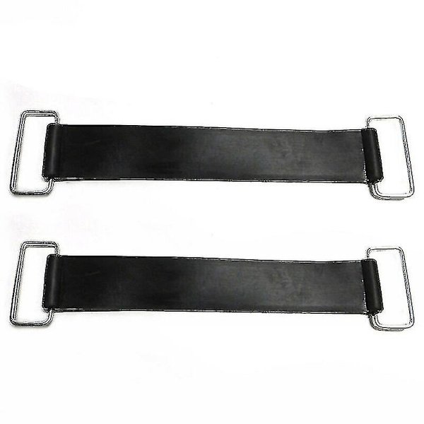 Motorcykelbatteri Gummi Strop Motorcykelbatterier Hurtig Holder Bælte. (sort) (2 stk)
