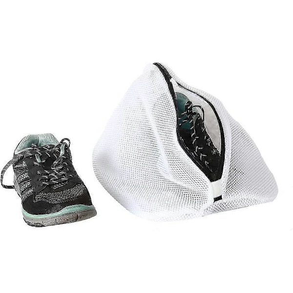 3 stk. Skovaskepose, 3 stk. Mesh Skovaskepose med glidelås for sneakers, sokker, BH-er