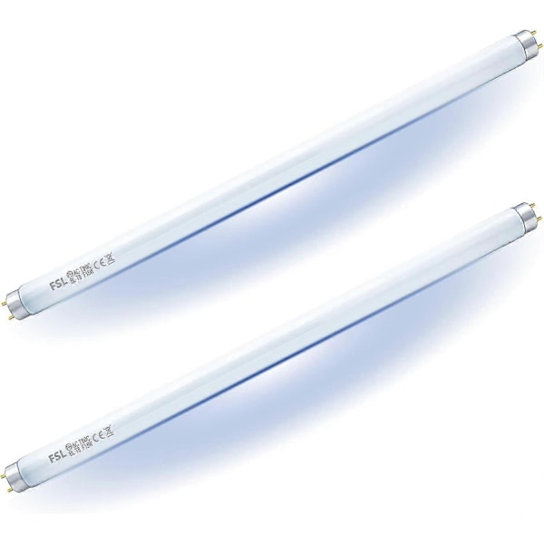 2-pak FSL BL T8 F15W Fluesnapper-erstatningslamper - 17 tommers UV-rør for 15/30 W Fluesnapper / Insektfelle T8