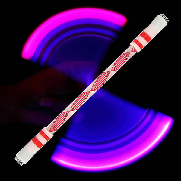 Rolling Pen Upplyst Spinning Pen Special Pen utan Refill For Kidsblue2st