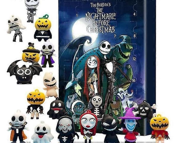 2025 24 stk. Halloween Adventsnedtelling Blind Box Style 1