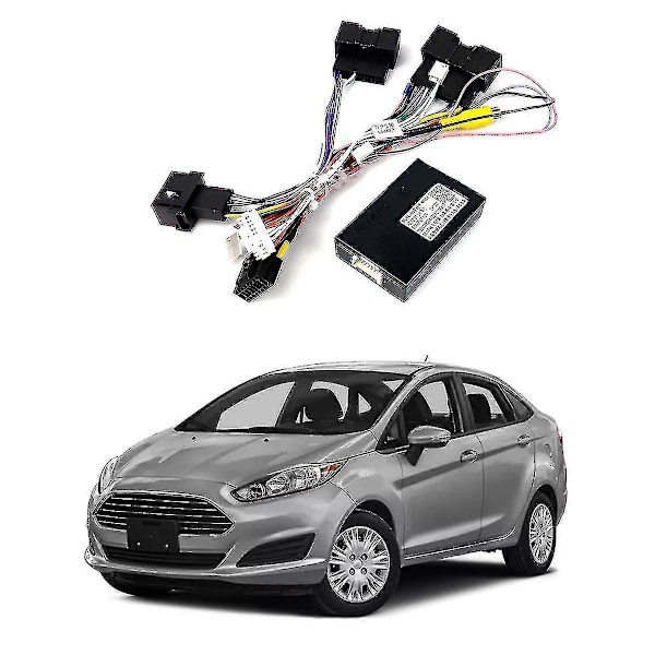 16-pin Android Audio Radio Ledningsnet med Canbus Box Biltilbehør til Fiesta Focus Ecosport Ed
