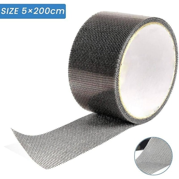 5cm(b) X 200cm(b) Reparationstejp för Myggnät, Vattentät Permeabel Insekt