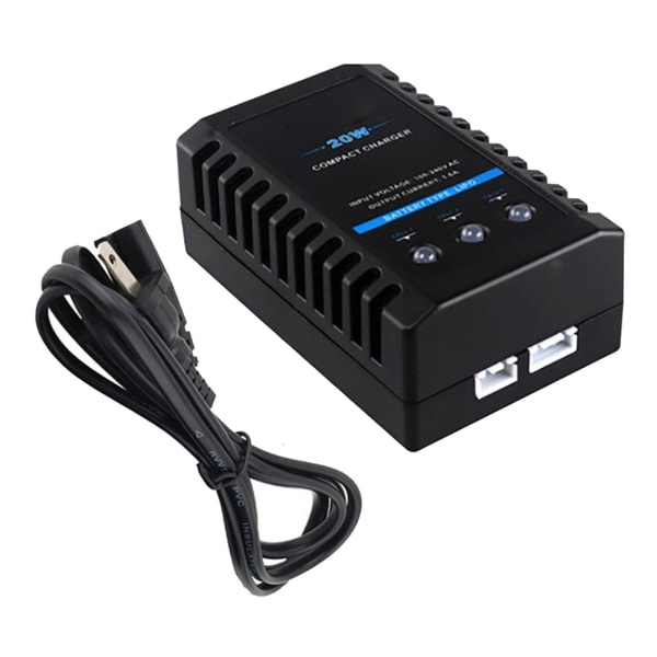 B3 Kompakt Balansladdare 2s 3s Lipo för 7.4v 11.1v Litium Lipo Batteri