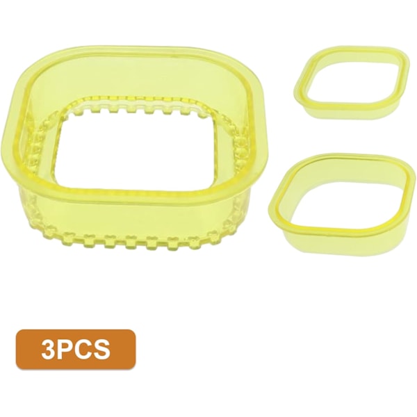 Sandwich-skärare och -förslutare 3 st Sandwich Maker Bröd Sandwich Maker Form Crustless Peanut Butter Jelly Sandwich Press DIY Kakform för barn