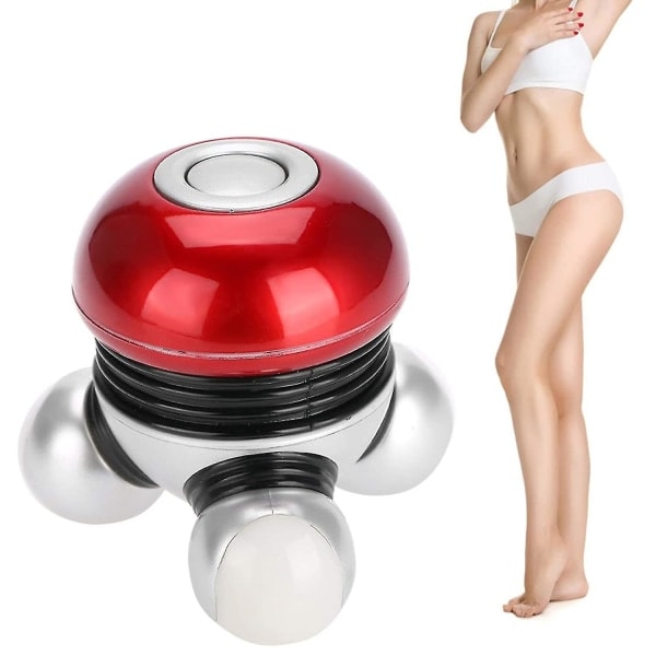 Massageapparat, Portabel Handhållen Elektrisk Vibrerande Kroppsmassager Med LED-Ljus För Spänningsstressavslappning Lugnande Lindring Cirkulation