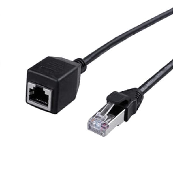 RJ45 Cat6 Forlænger Patch Kabel Extender Lan Han til Hun PC TV Netværkskabel 1m