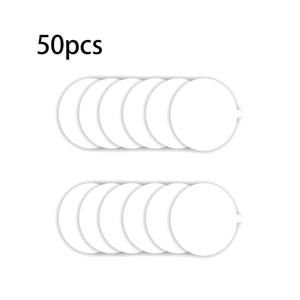 50 stk. Loppefelle Refill Disker Erstatningsbrett, Passer de fleste modeller Sticky Dome Loppefeller for