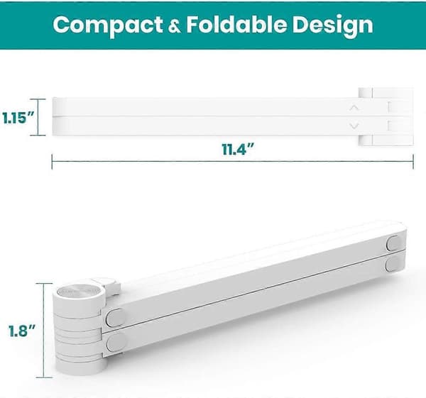 Laptop Stand til Skrivebord, Ergonomisk Ventileret Justerbar Laptop Riser, Foldbar Laptop Stand Holder
