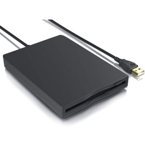 3,5-tommer (8,89 cm) USB Ekstern FDD Diskettestation, 1,44 MB Kapacitet, Plug-and-Play til PC og Mac