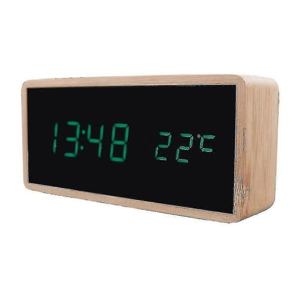 Väckarklockor digital väckarklocka med trädesign grön